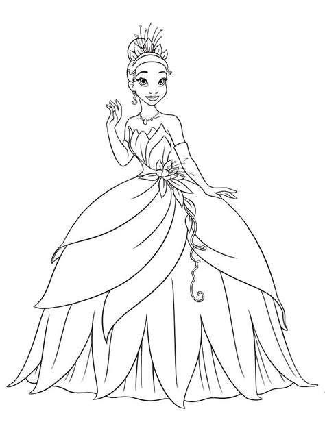 Colorear Princesas Disneyimágenes Y Dibujos Para Imprimir Dibujos De