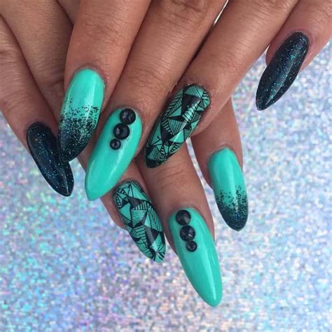 41 Teal Nail Designs Youll Fall In Love With 2022