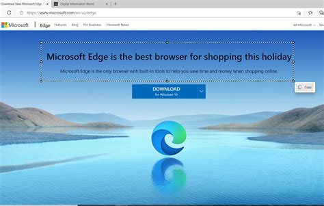 Microsoft Edge Browser Rolls Out New Smart Copy Feature / Digital ...