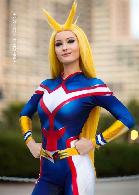 Alex Cosplays All Might Cosplay My Hero Academia Sexy Cosplay