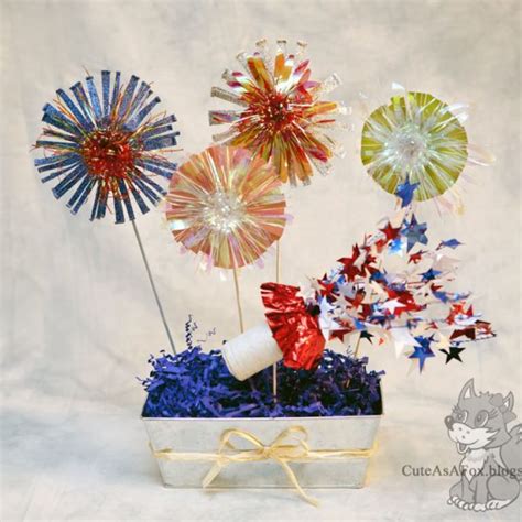 Fireworks Centerpiece And Christys Craft Challenge