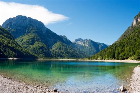 Lago Del Predil Friuli Italy Stock Photo Image Of National Scenic