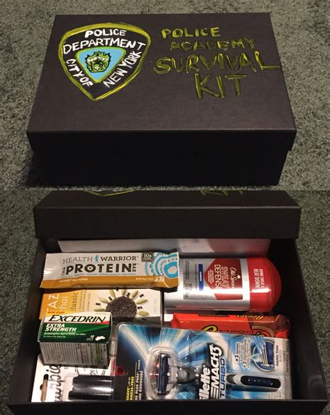 Diy Police Academy Survival Kit Made This As A T For My Boyfriend