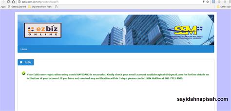 Terpulanglah pada kita sama ada nak terus register di kaunter atau buat sendiri di rumah. cara daftar ssm secara online - sayidahnapisahdotcom