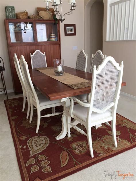 Thomasville bibbiano trestle dining table and six chairs 13. Finally+Updated:+Antique+Thomasville+Dining+Table+and ...
