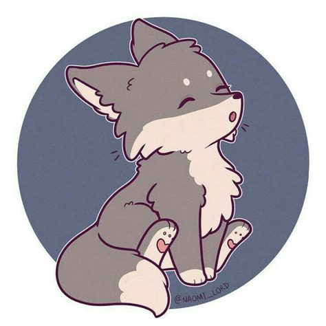 Pin By Niam On Lobo Cute Wolf Drawings Cute Kawaii Drawings Cute