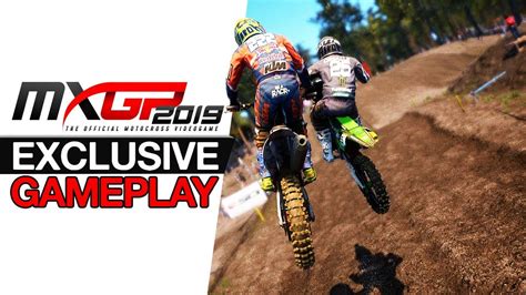 Mxgp 2019 New Exclusive Early Gameplay Youtube
