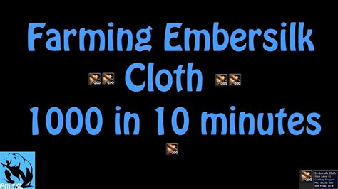 Farming Embersilk Cloth 