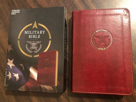 Personalized Csb Military Bible Compact Marines Burgundy