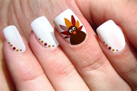 beautiful thanksgiving nail art designs  fall season ecstasycoffee