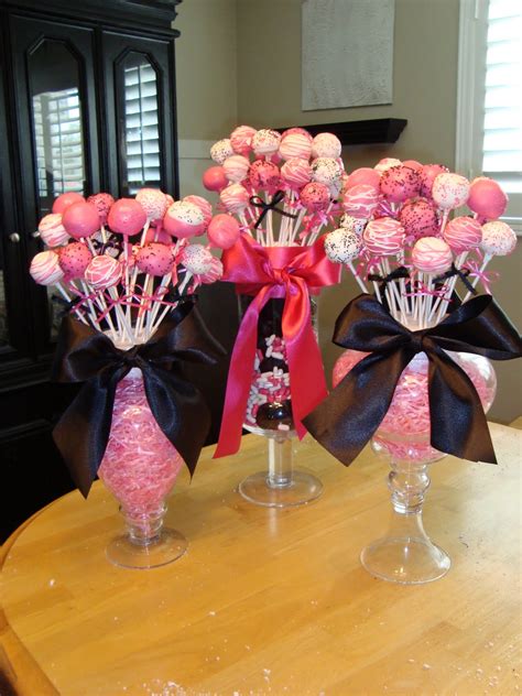 Pink cake pops on winter background. Ryan and Whitney Jackson: Cake Pops