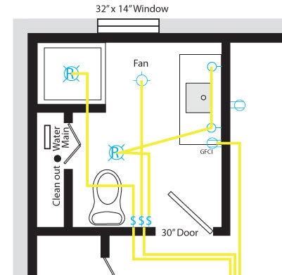 Wiring Diagrams Bathroom