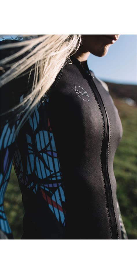 2020 Oneill Womens Bahia 21mm Front Zip Long Sleeve Shorty Wetsuit