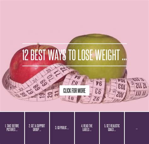 12 Best Ways To Lose Weight Diet