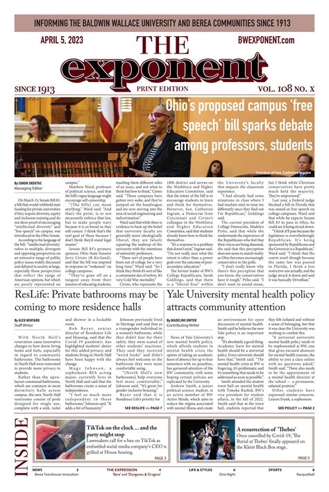 The Exponent Print Edition: April 5,2023 by The Exponent - Issuu