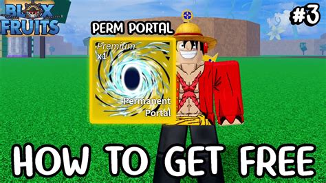 How To Get Permanent Portal Free In Blox Fruits Part3 Youtube