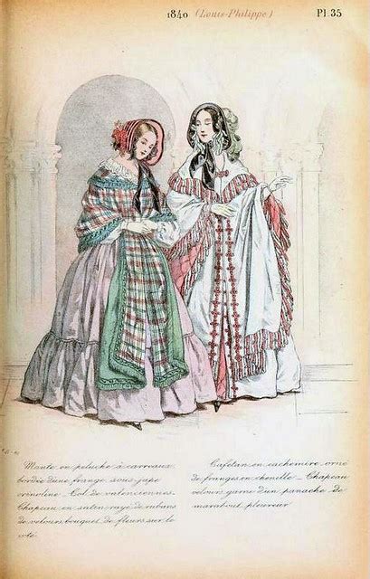 19th Century French Fashion La Mode 1840 No3 Flickr