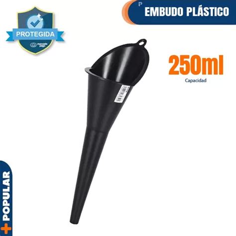 Embudo Plástico 250 Ml Cuello Rígido Truper 11205 en venta en Tenango