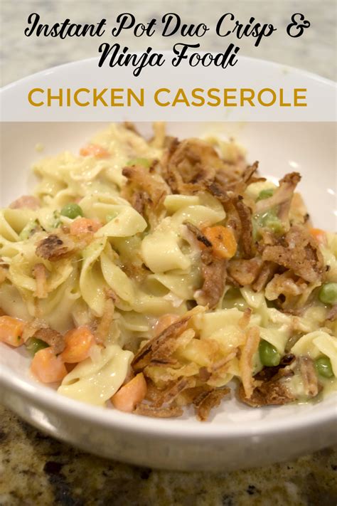Super easy and goes great with black beans. Instant Pot and Duo Crisp Chicken Casserole - Instant Pot ...