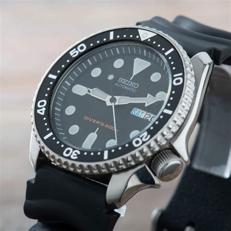 Seiko SKX007 Divers Watch Men Vintage Automatic Day Date Ref 7S26 0020