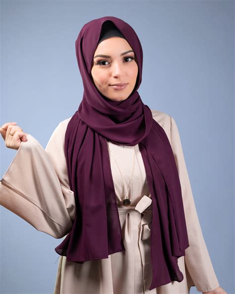 hijab mousseline maxi hijab mousseline de soie opaque