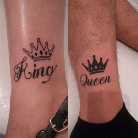 King and queen tattoos for men are gaining popularity these days. 165+ Matching King And Queen Tattoos For Couples (2020 ...