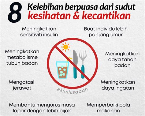 Kebaikan Berpuasa Dari Segi Kesihatan