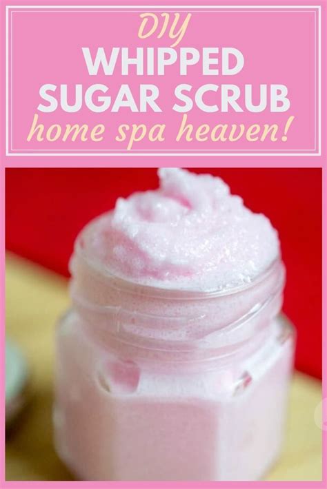 This Diy Whipped Sugar Scrub Recipe Is Easy To Make Starting With