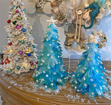 These Beautiful Sea Glass Christmas Trees Will Give Your Christmas A T Culture Chic Glass