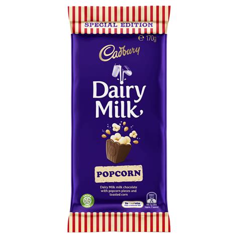 It's harder on the digestive system and soy is somewhat controversial in regular amounts. Cadbury Dairy Milk Popcorn (170g) Australia Import - GB Gifts