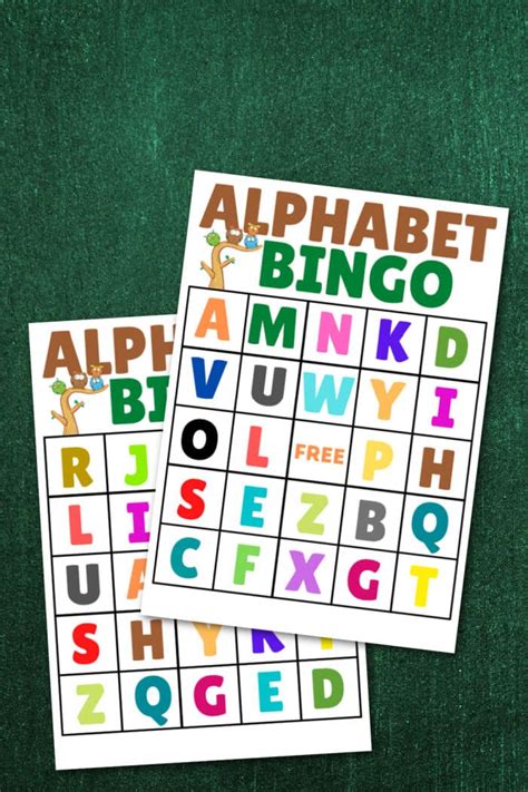 Free Alphabet Bingo Printable Game Alphabet Game For Kids
