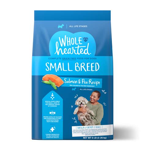 Wholehearted Grain Free Small Breed Salmon And Pea Recipe Dry Dog Food