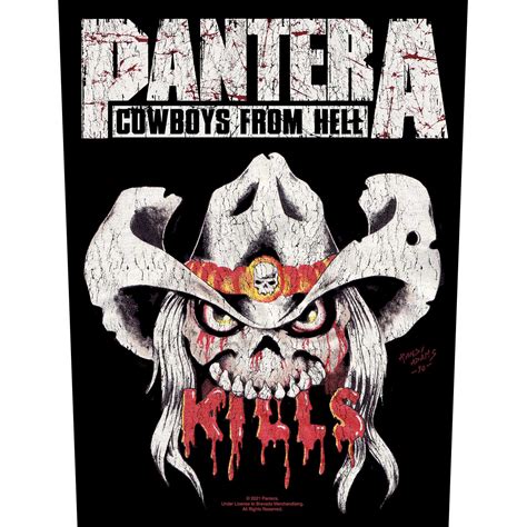 Pantera Back Patch Kills Wholesale Only And Official Licensed