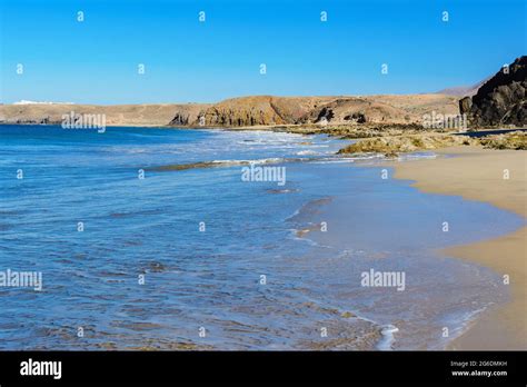 Playa De La Cera Famous Papagayo Beaches In Lanzarote Stock Photo Alamy