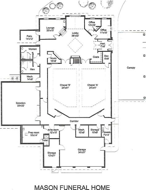 25 Best Of Funeral Home Floor Plans Funeral Home Floor