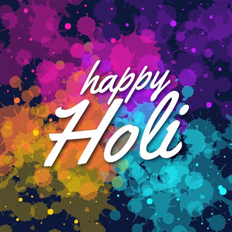 Happy Holi Colorful Greetings 192344 Vector Art At Vecteezy