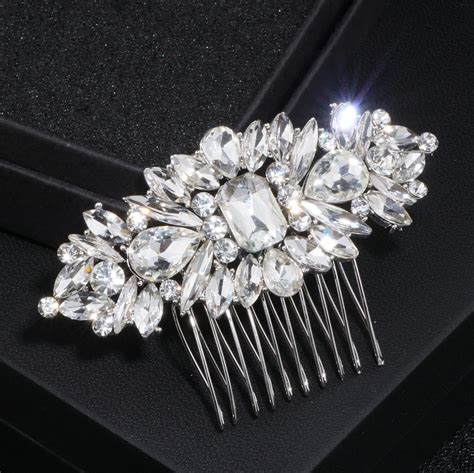 European Design Luxury Full Crystal Bridal Hair Comb Fashion Hair Clips Hair Accessories Wedding