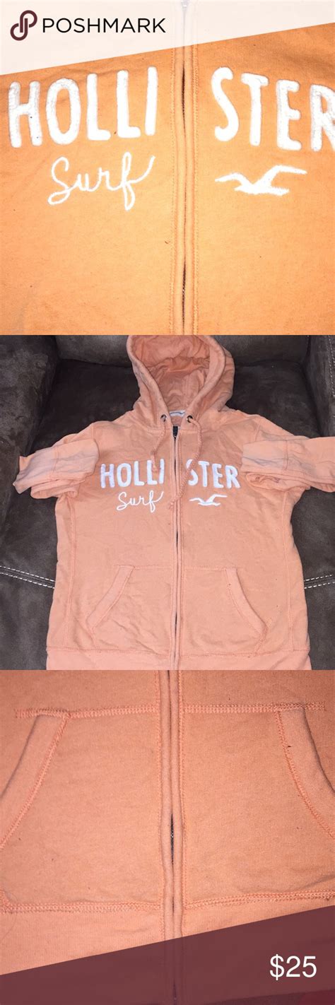 Super Rare Color Hollister Surf Zip Up Hoodie Zip Ups Hollister