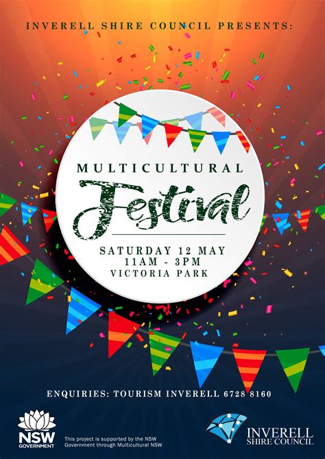 Multicultural Day Poster Inverell Shire Councilinverell Shire Council