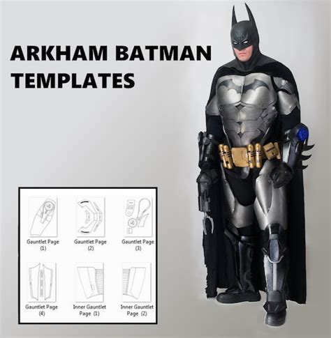 Batman Cosplay Batman Armor Pepakura Foam Template Foam Armor Batman