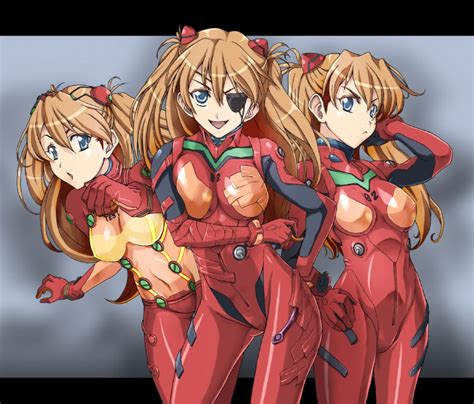 Souryuu Asuka Langley Neon Genesis Evangelion And 3 More Drawn By
