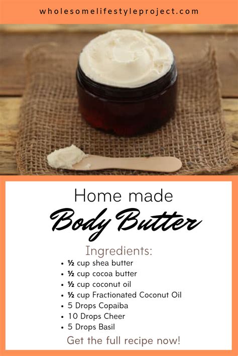 Diy Homemade Body Butter Only 4 Ingredients Artofit