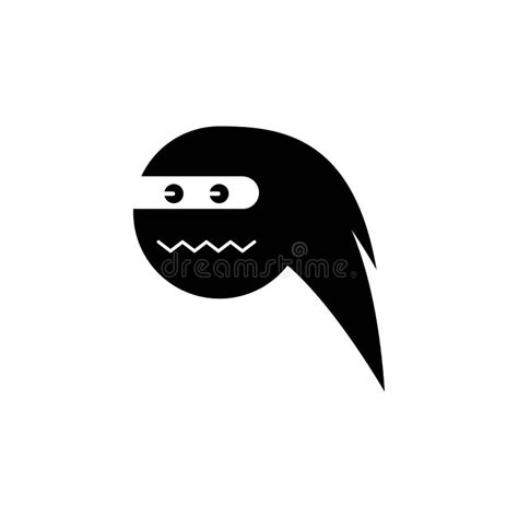 Ninja Face Logo Vector Stock Vector Illustration Of Funny 164292120