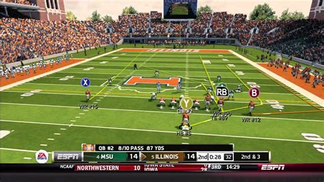 Doug flutie's maximum football 19 is a brand new college football game for ps4 and xbox one retailing for $29.99. NCAA Football 14 Gameplay: Illinois vs. Michigan State ...