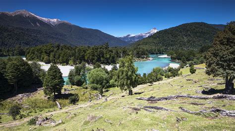 Photos Chile Patagonia Nature Mountains Forests River 1920x1080