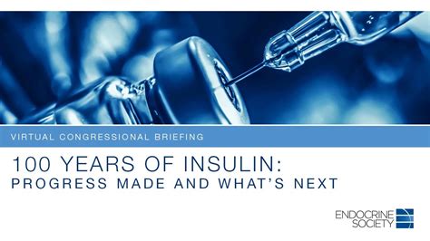 100 Years Of Insulin Virtual Congressional Briefing Youtube