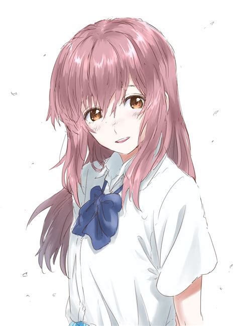 4k Injured Koe No Katachi Crossover Yellow Eyes Nishimiya Shouko