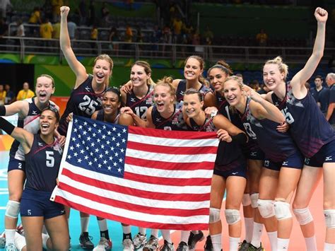 Team Usa Players Captured Bronze In Womens Team Volleyball Team Usa