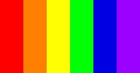Rgb Rainbow Color Scheme Blue