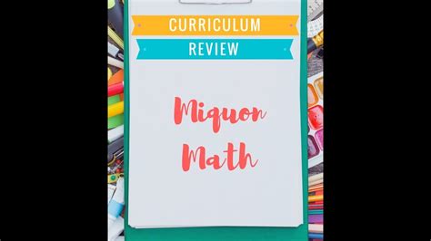 Finding the best homeschool math curriculum for your child can mark the difference between daily tears or successful mastery! Homeschool Curriculum Review: Miquon Math - YouTube